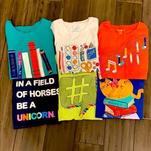Girls 10/12 Cat & Jack shirts